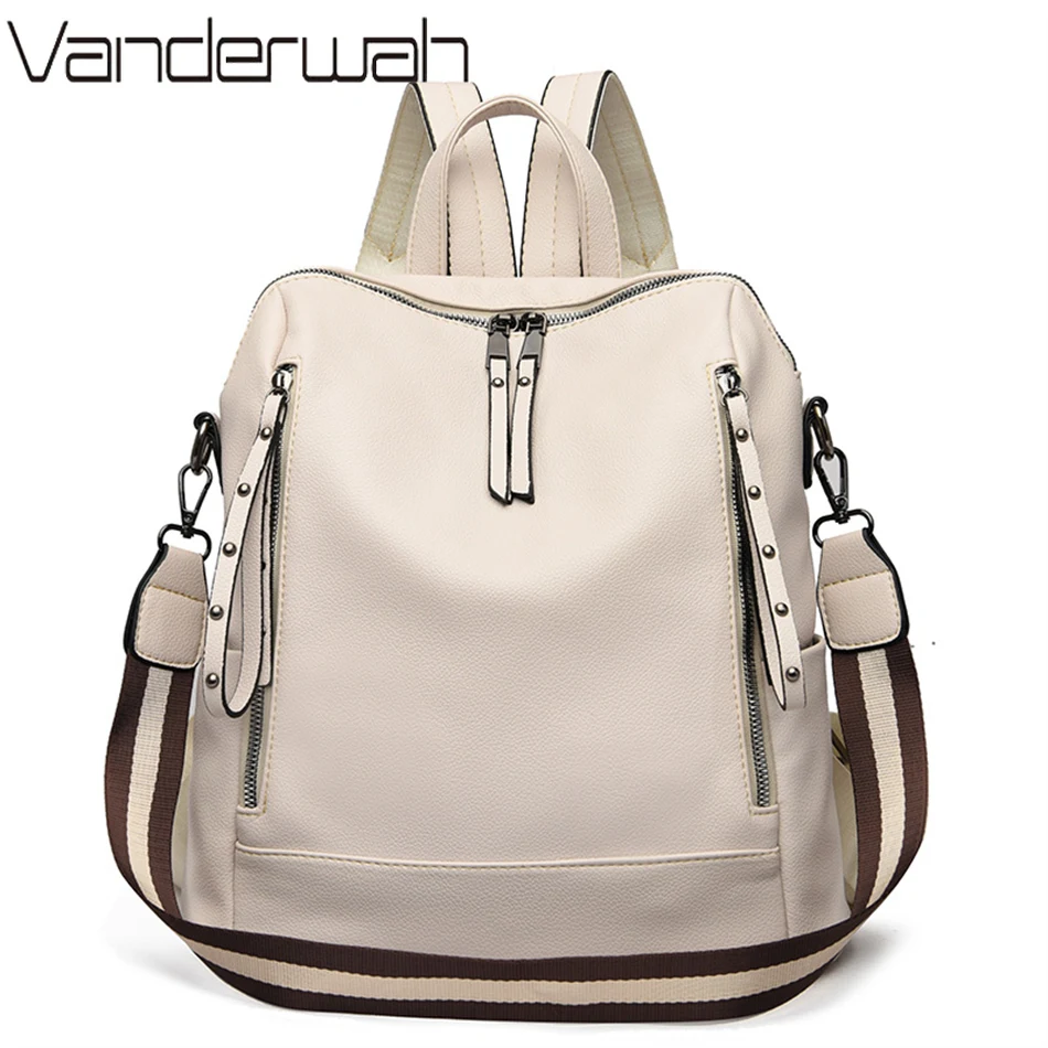 Luxury Bags Leather - Brand Luxury Backpacks Soft Leather Waterproof