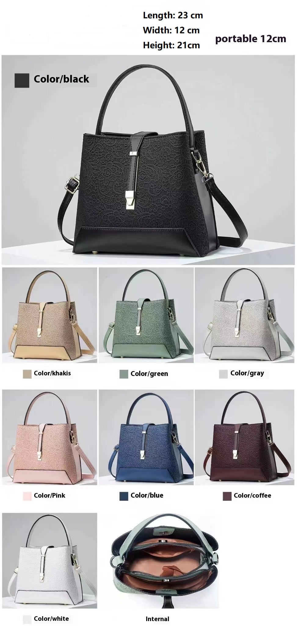 New Luxury Tote Bag Leather Cl - огляд і ціна Luxury Bags Tote