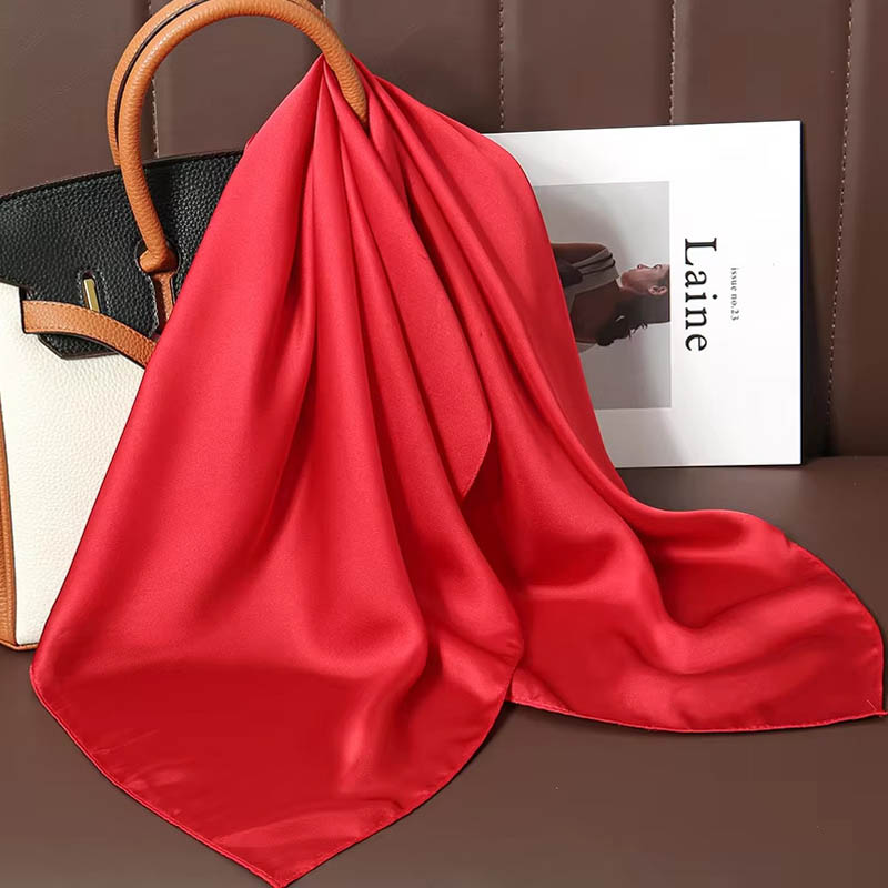 Luxury Solid Color Silk Square - огляд і ціна Luxury Bags China