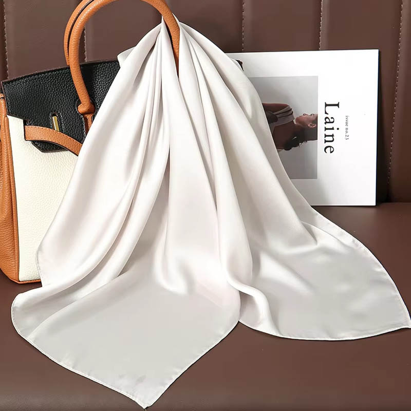 Luxury Solid Color Silk Square - огляд і ціна Luxury Bags China