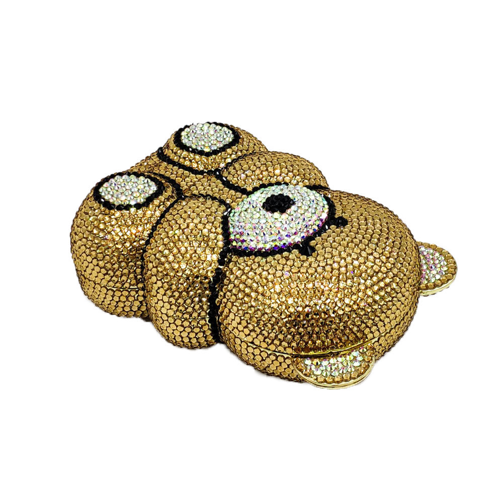 Cute Bear Rhinestone Evening B - огляд і ціна Luxury Bags Cute