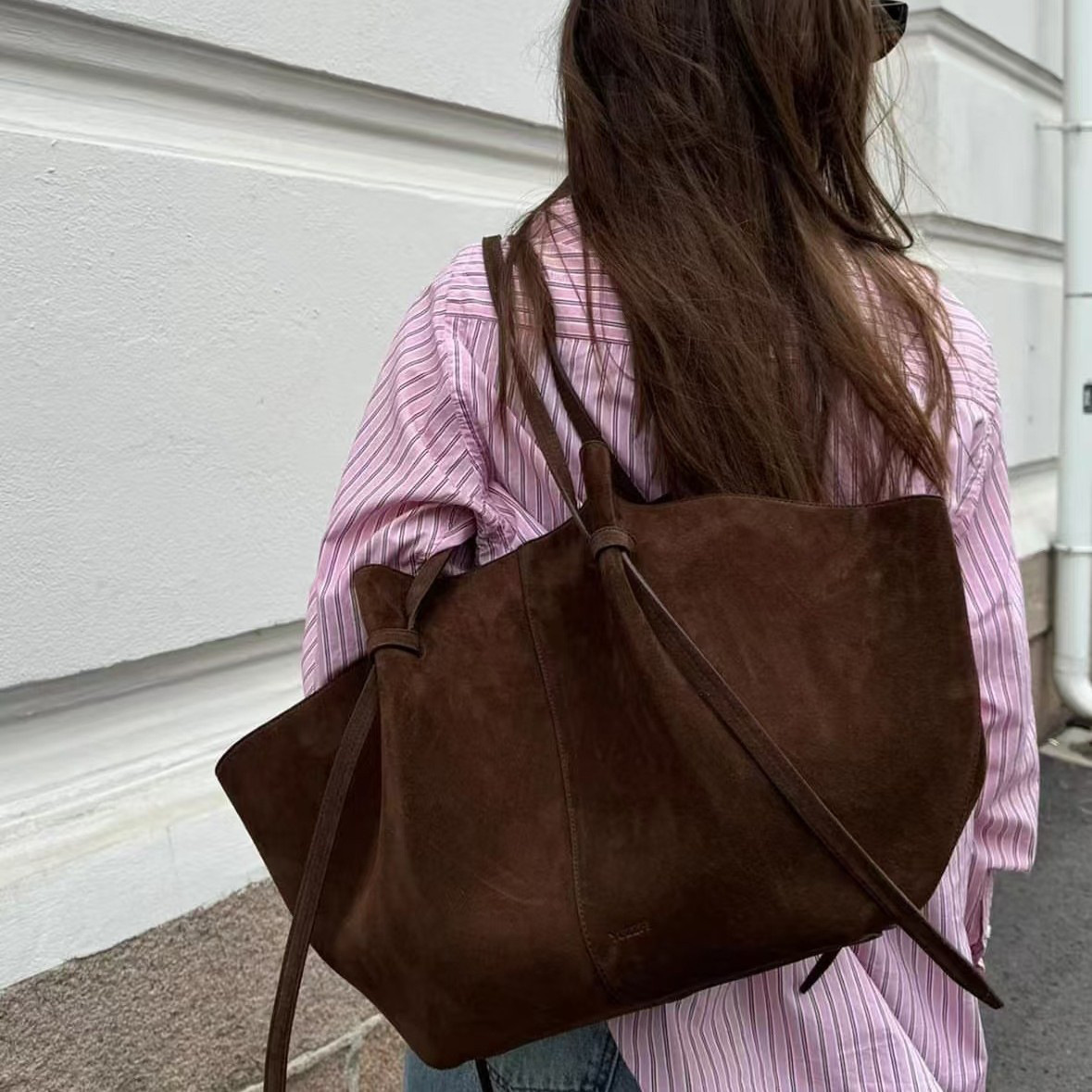 Faux Suede Tote Bags For Women - огляд і ціна Luxury Bags Tote
