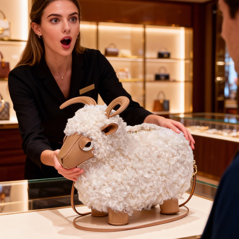 New Fashion Design Cute Sheep  - огляд і ціна Luxury Bags Cute
