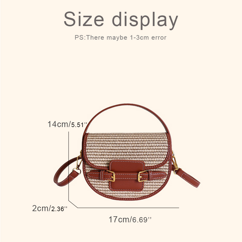 England Style Mini Straw Saddl - огляд і ціна Luxury Bags Leather